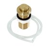 Kingston Brass Garbage Disposal Air Switch Button, Brushed Brass KA217